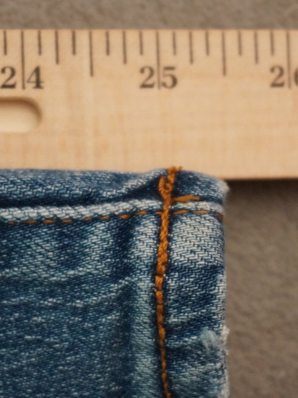 Quince Comfort Stretch High Rise Cropped Wide Leg Jeans Stormy Blue Sz 27x25 - Picture 15 of 16